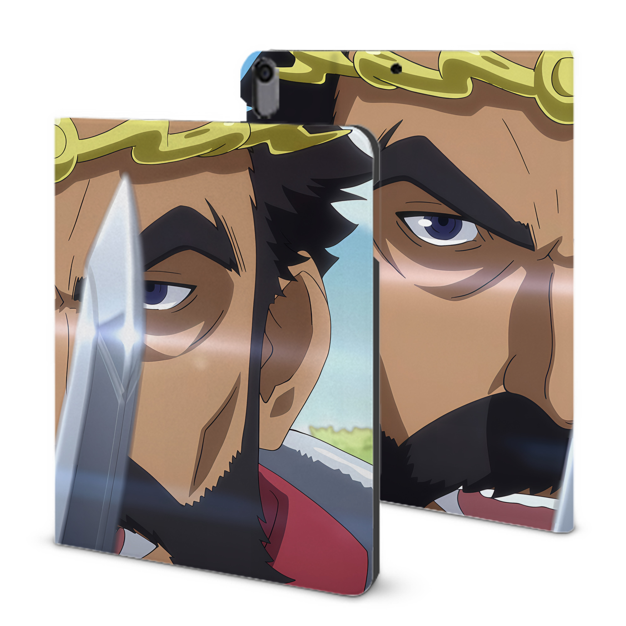 （画像用） 転スラ Regarding Reincarnated to Slime IPad ケース ブック型 PUレザー TPU 耐衝撃 軽量 薄型 ペン収納なし 全面保護 IPad 各モデル対応